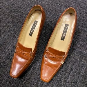 Genuine leather pumps, size 6.5